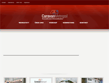 Tablet Screenshot of caravan-metropol.de